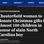 Chesterfield-woman-to-donate-Christmas-gifts-to-almost-100-children-in-honor-of-slain-North-Carolina-boy-WRIC-ABC-8News